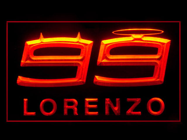 Jorge Lorenzo 99 LED Light Sign